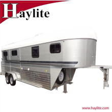 China gooseneck horse trailer horse float angle load